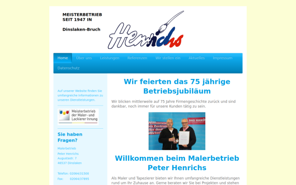 www.malerbetrieb-henrichs.de
