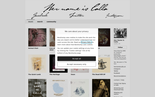 hernameiscalla.bandcamp.com
