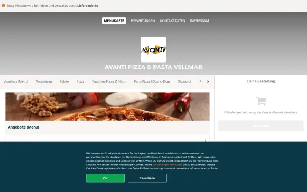 www.avantipizzapasta-vellmar.de