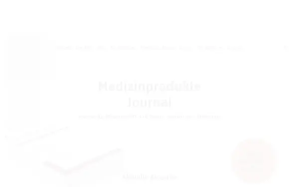 www.medizinprodukte-journal.de