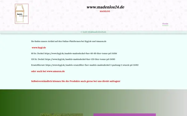 www.madenlos24.de