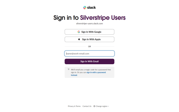 silverstripe-users.slack.com