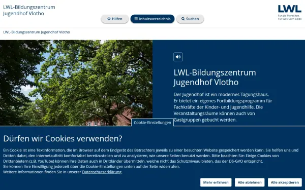 www.lwl-bildungszentrum-jugendhof-vlotho.de