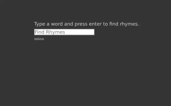 rhymebrain.com