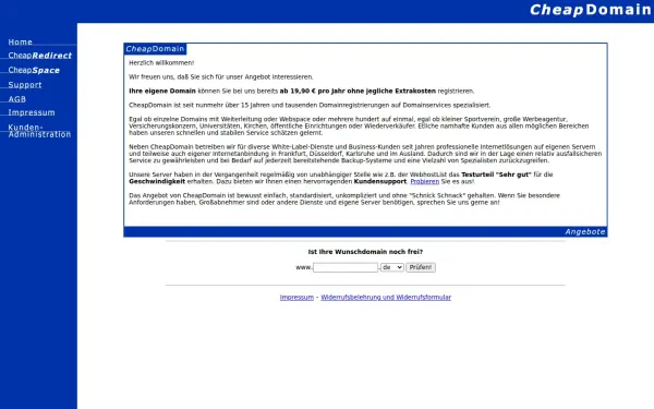 www.cheapdomain.de