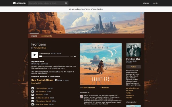 paradigmblue.bandcamp.com