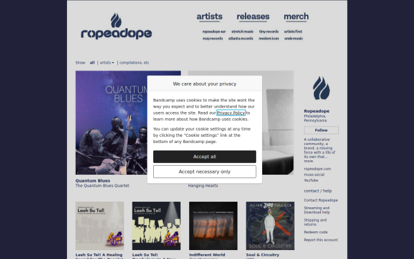 ropeadope.bandcamp.com