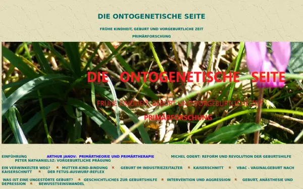 dieontogenetischeseite.de