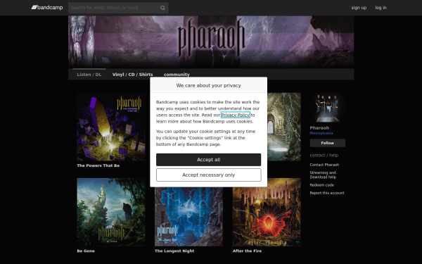 pharaohmetal.bandcamp.com