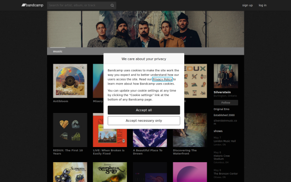 silverstein.bandcamp.com