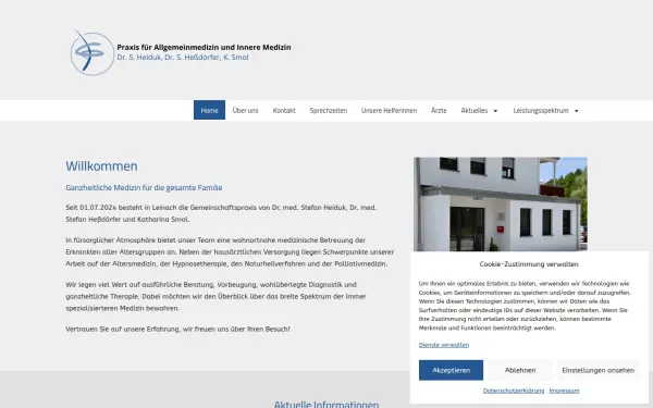 www.allgemeinarztpraxis-leinach.de