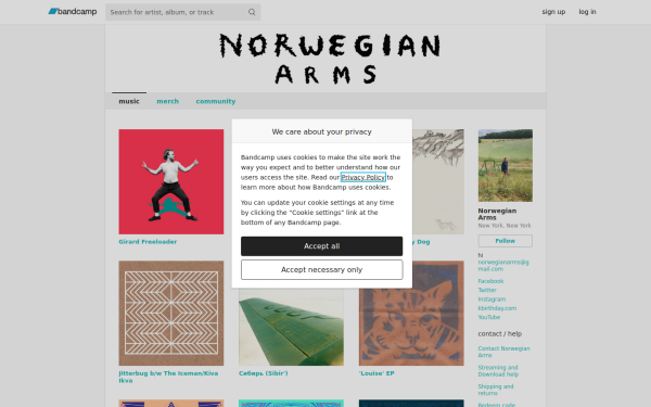 norwegianarms.bandcamp.com