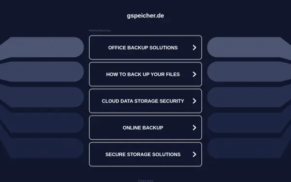 gspeicher.de