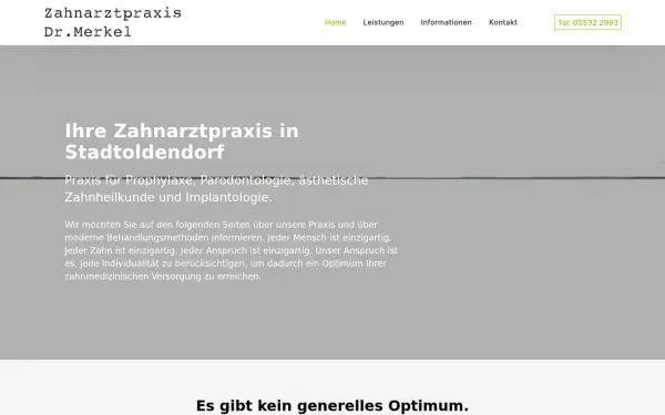 www.zahnarztpraxis-dr-merkel.de