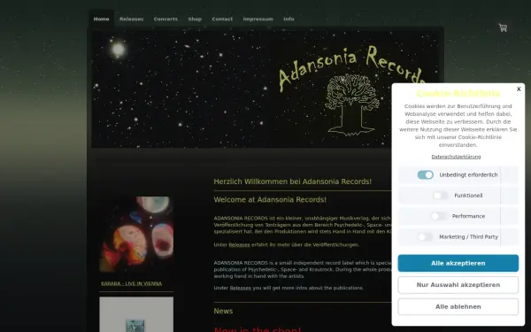 www.adansoniarecords.de