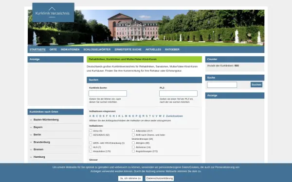 www.kurklinikverzeichnis.de