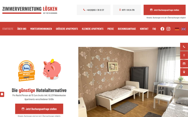 www.monteur-unterkunft-duisburg.de