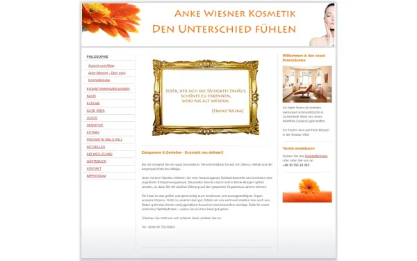 www.ankewiesnerkosmetik.de
