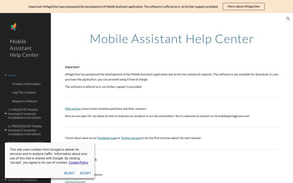 mobile-store-assistant-help.emagicone.com