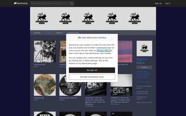 foundationaudio.bandcamp.com