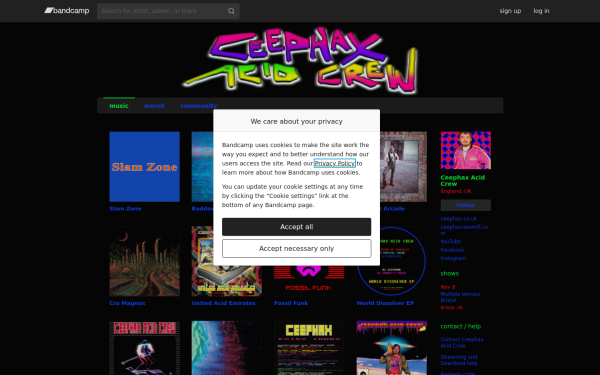 ceephax.bandcamp.com