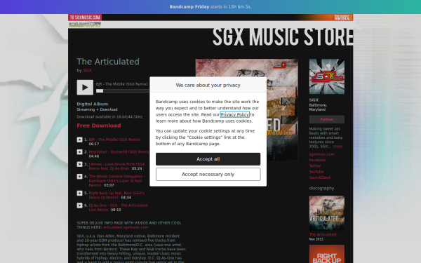 sgxmusic.bandcamp.com