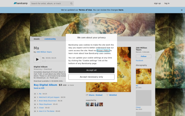200millionyears.bandcamp.com