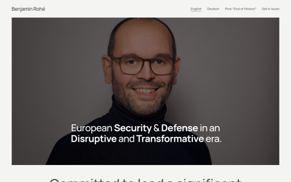 www.benjaminrohe.com