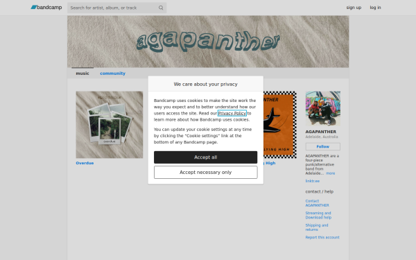 agapanther.bandcamp.com