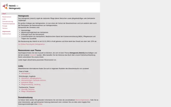 www.heimgesetz.de
