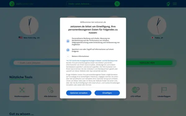 www.zeitzonen.de