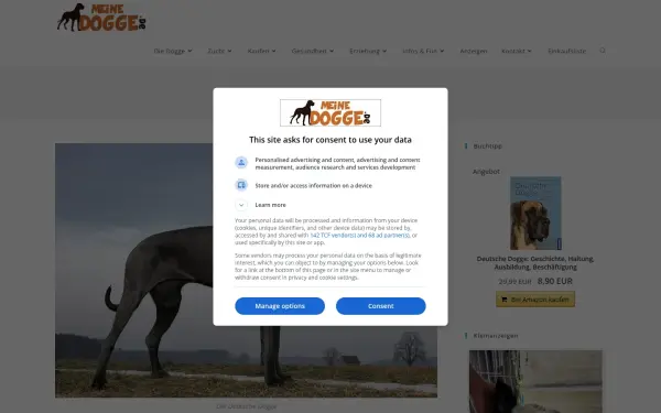 www.meinedogge.de