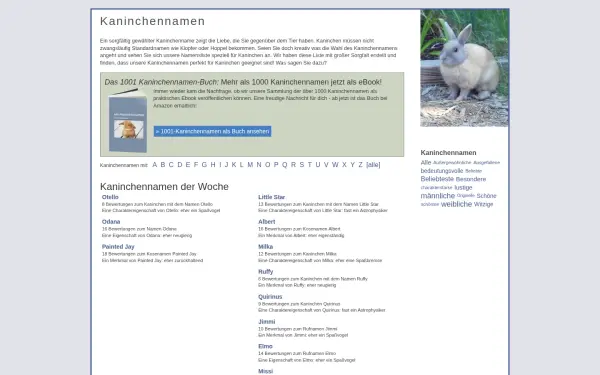 www.1001-kaninchennamen.de