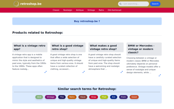 retroshop.be