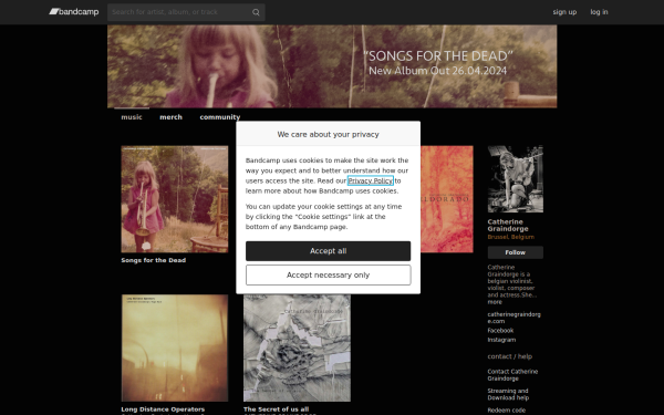 catherinegraindorge.bandcamp.com
