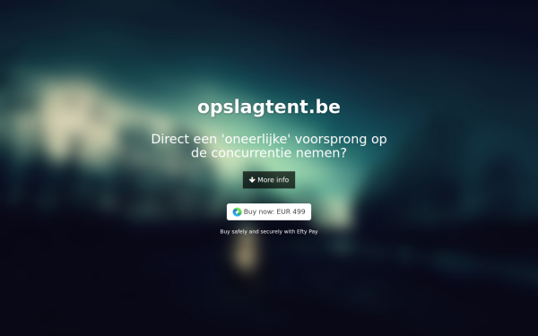 opslagtent.be