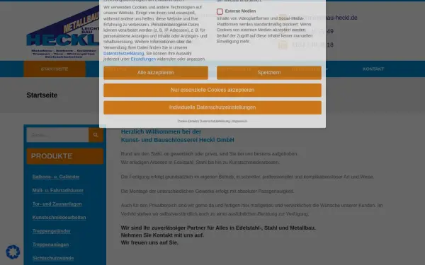 www.metallbau-heckl.de