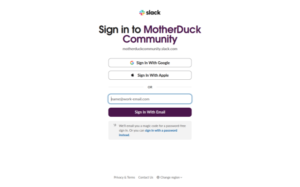 motherduckcommunity.slack.com
