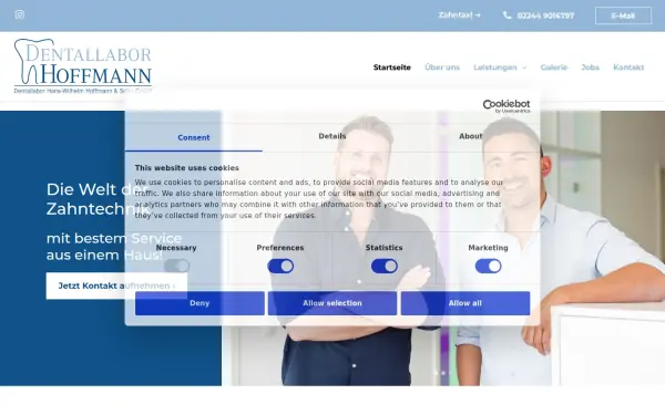 www.dentallabor-hoffmann.de