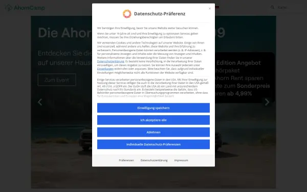 ahorn-camp.de