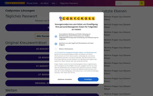 www.losungencodycross.com