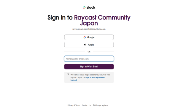 raycastcommunityjapan.slack.com