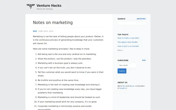 venturehacks.com