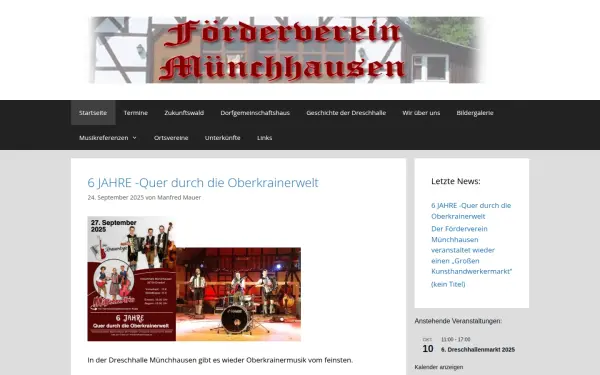 dreschhalle-muenchhausen.de