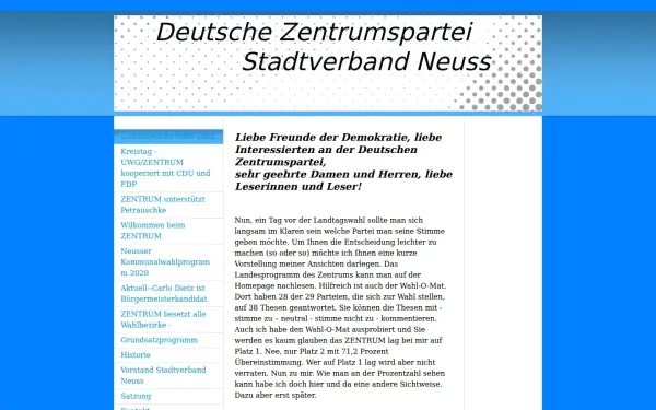 www.deutsche-zentrumspartei-stadtverband-neuss.de