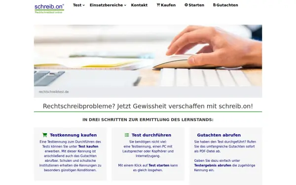 www.rechtschreibtest.de