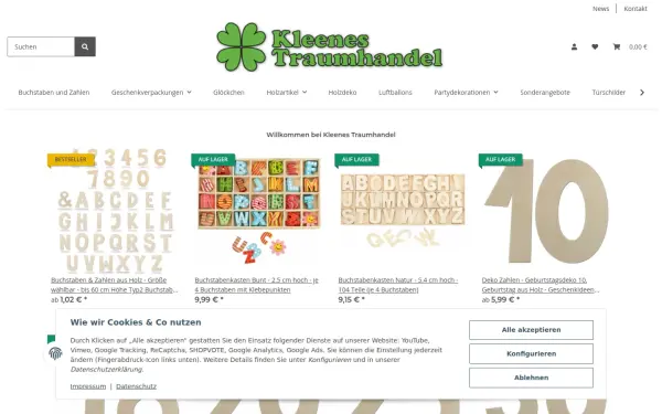 www.kleenes-traumhandel.de