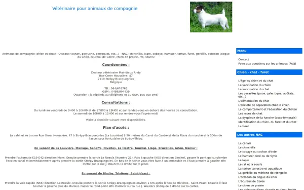 www.veterinaire-maindiaux.be