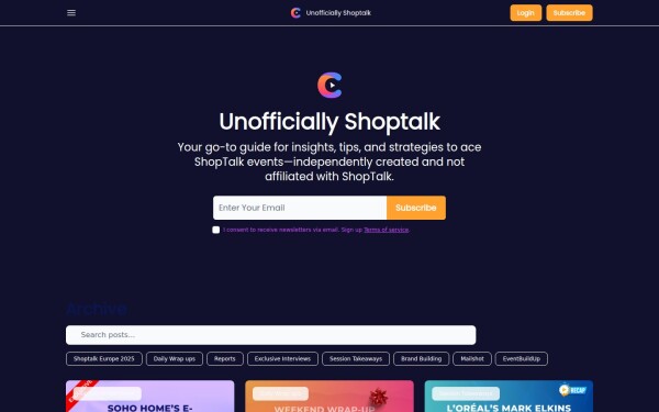 shoptalk.unofficialinsights.com