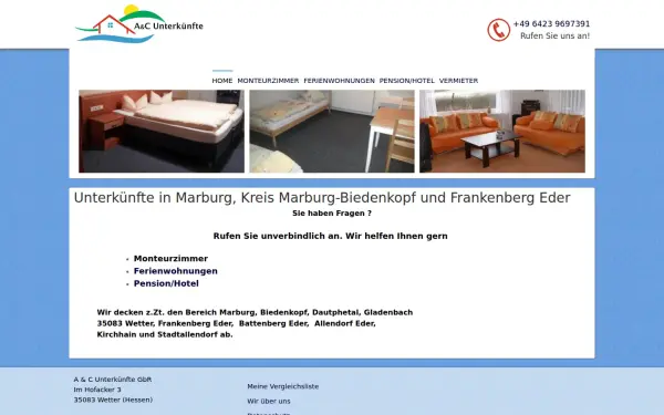ac-unterkuenfte.de